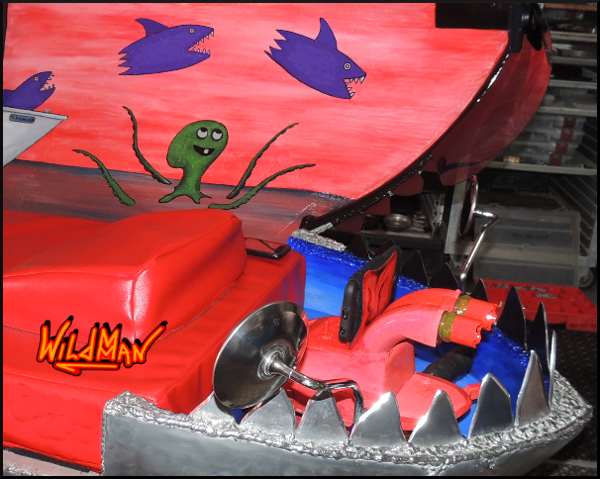 Bubbles the Shark right side steering controller view